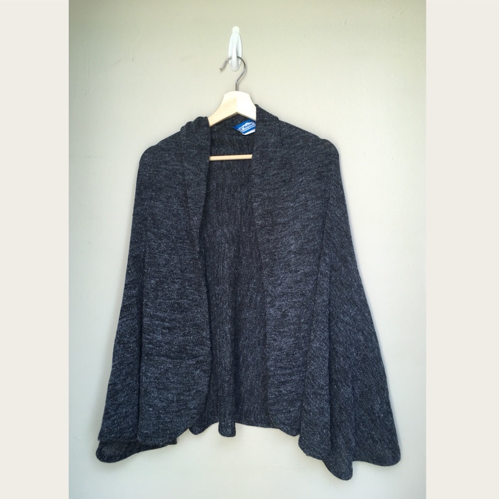 35 degrees Below ~ grey outdoor wrap/shawl